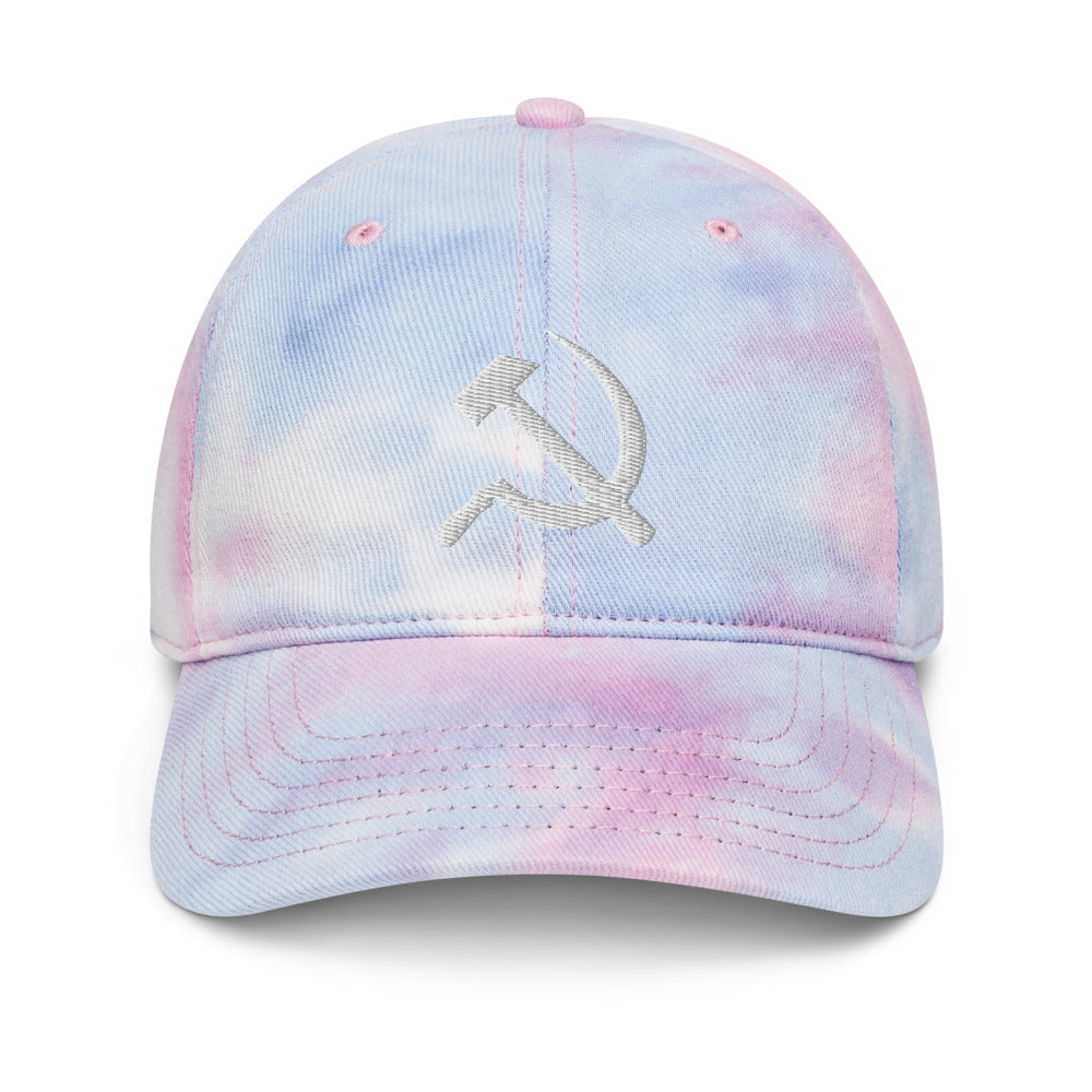 BUF Bleach splattered Dad hat red or blue bleach dyed Baseball Caps Buffalo  Tie Dye